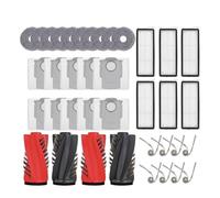 VDFNGFD Sacs de Nettoyage for balais-serpillères avec Filtre et Brosse Principale latérale compatibles Les aspirateurs Curv/CurvC/Curv S5X 5A1 5XC/Edge/EdgeC/Edge S5A 5V1 /Qrevo 5AE(38pc Set)