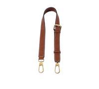 VDFNGFD Sangle bandoulière réglable en Cuir de Vache, Accessoires Conversion compatibles avec la Transformation du Mini Sac Longchamp, 46.5cm-67cm(Brown Gold)