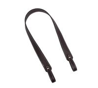 VDFNGFD Sangle de Sac à Main en Cuir PU Marron Noir, Compatible avec 66cm, Ceinture d'épaule, Accessoires Seau Remplacement, Sangles sans Crochet(Dark Coffee)