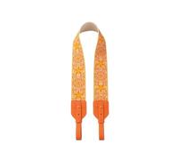 VDFNGFD Sangle de Sac Compatible avec Hermes Herbag Evelyn Picotin Lindy, épaule Large tressée 5 cm, bandoulière Simple(Orange Gold,L 100CM W 5CM)
