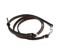 VDFNGFD Sangle de Sac en Cuir Vache Vintage, Compatible avec Longchamp Mini Ensemble d'épaule sans poinçon, Accessoires Transformation(Brown-Silver Strap)