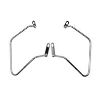 VDFNGFD Support de Sacoche latérale for Moto, Compatible avec Kawasaki W 400, W 650, W 800, W400, W650, W800(Chrome)