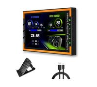 vdha Moniteur D'Ordinateur à Écran Secondaire IPS Type-C de 3,5 Pouces pour Ordinateur CPU RAM HDD Moniteur USB Affichage Utilisation AIDA64 B