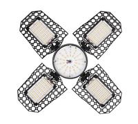 Vdhfgso Éclairage de Garage à LED Éclairage d'atelier Lumineux 150W 10000 lumens Plafonniers de Garage Pliables à LED 6000K Ampoule à lumière du Jour Luminaires à LED for Garage Atelier(150W-1PACK)