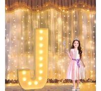 Vdhfgso Grandes Lettres Lumineuses DIY 1,2 m : Panneau de Mousse prédécoupé géant for décoration de fête prénatale, d'anniversaire ou de Mariage(Letter J,2.3ft)