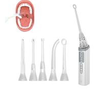 Vdhfgso Kit d'aspirateur électrique for éliminer Les calculs amygdaliens, Version améliorée, 3 Modes d'aspiration réglables, Rechargeable 900 mAh, Soins bucco-dentaires(008)