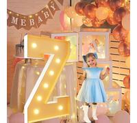 Vdhfgso Lettres Lumineuses géantes de 1,2 m for chapiteau: décoration de fête Blanc Chaud, Grande veilleuse à Paillettes for Mariage, Anniversaire, Remise de diplôme, Baby Shower(Letter Z,4ft)