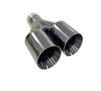 Vdifsvb d'échappement 1 Pièce Tuyau D'échappement Titane Queue Gorge Refit 4 Sorties Voix Personnalisée en Forme Y Double Sortie Grand Calibre Embouts D'échappement(63mm-101)