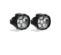 Vdifsvb Moto Phare Phares LED Pour Moto 12 V, Super Lumineux, Blanc, 6 Projecteurs LED, Lampe Antibrouillard Avec Interrupteur De Phare(2 pieces)