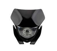 Vdifsvb Moto Phare Pour WRF250 Pour WRF400 YZ250 TW250 WR450 Pour YZF250 Pour TTR450 Moto Motocross H4 Plaque De Phare Carénage(Noir)