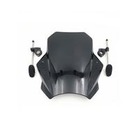 Vdifsvb Pare-Brise de Moto Extension De Déflecteur De Pare-Brise Universel Réglable pour Kawasaki, pour Vulcan 900, pour Classic, pour Custom Z900RS Moto Pare-Brise(Style2)