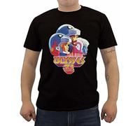 vdk Ulysses 31 Print T-Shirt 80's Children's TV Cartoon T-Shirt Men's Short Sleeve Cotton T-shirtTees Top Black M