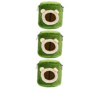 VDLLQYN, 3 pièces Hamster Coton nid Nain cachette Cage Cochon d'Inde hamac Animal de Compagnie hamac lit Hamster Tunnels,Nids pour Petits Animaux