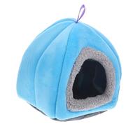 VDLLQYN, 4 pièces Petit nid for Animaux de Compagnie guinée literie Lits de Repos for Animaux de Compagnie Repos Sommeil Petits Animaux abri Rat Chaud Maison Gui,Nids pour Petits Animaux(Blue)