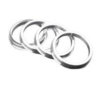 VDLLQYN, Anneau central de moyeu de roue en alliage d'aluminium, collier d'alésage de roue de voiture OD 66.6 à ID 57.1 60.1-54.1 65.1-63.3 67.1-66.1 73.1-56.1 75.1-72.6 anneaux centraux de moyeu ，Ann