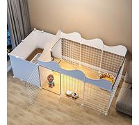 VDLLQYN, Clôture d'intérieur for Chien - Cage for Chat et Lapin, clôture en métal for Animaux de Compagnie, clôture d'exercice for Chat, Maison for Chien Pliable for Lapin et Chiot ,Caisse pour Chien