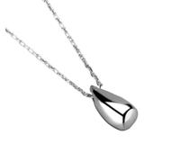 VDLLQYN, Collier en forme de larme sterling for femme, gouttelettes d'eau en argent sterling S925, collier ras du cou tendance, chaîne bohème, bijoux for ses couples de filles,Colliers