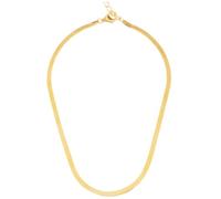 VDLLQYN, Collier plaqué or for femme, argent sterling S925, chaîne à chevrons magique plate, collier ras du cou délicat et tendance, bijoux bohème for ses filles, couples,Colliers