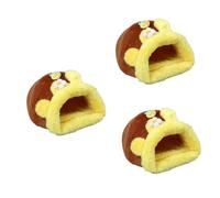 VDLLQYN, Coussin Chaud for Animaux de Compagnie, 3 pièces, lit de Couchage for Hamster, Tapis de lit for Cochon d'Inde, Petit Animal, lit Doux, Winte,Nids pour Petits Animaux