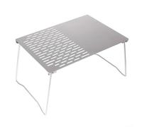 VDLLQYN, Grille de Barbecue en Titane - Filet de Barbecue Portable avec Pieds Pliables for la Cuisine en extérieur - Idéal for Les Feux de Camp et Le Camping,Tapis pour grillades au Barbecue