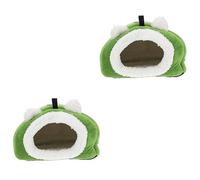 VDLLQYN, Nid en Coton for Animaux de Compagnie, Sac à câlin en Peluche for hérisson, Habitrail, Cage à Hamster, cabane de guinée, 2 pièces,Nids pour Petits Animaux