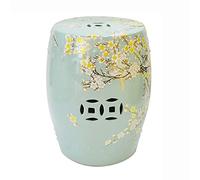 VDLLQYN, Tabouret de Tambour en céramique, Tabouret de Dressing, jetée brodée, Tabouret décoratif de Jardin, adapté au Jardin, au Patio, à la pelouse, à la Maison intérieure et extérieure,Tabouret en