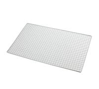 VDLLQYN, Tapis de Grille de Barbecue en Acier Inoxydable - Accessoire de Cuisson antiadhésif 1 pièce for Une Cuisson Parfaite,Tapis pour grillades au Barbecue(45x30cm)