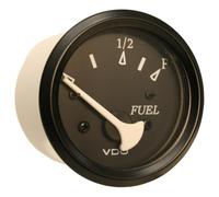 VDO Allentare Jauge de niveau de carburant - Utilisation avec émetteurs de carburant marin 240-33 Ohm - 12 V - Lunette noire
