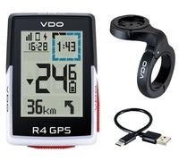 Compteur VDO R4 GPS - noir - TU