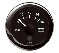 Vdo Voltmètre De Ligne Rond 8-16v