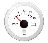 Vdo Voltmètre De Ligne Rond 8-16v