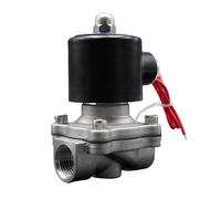 VDOQTLJT 1 électrovanne normalement fermée, vanne d'eau AC110V 220V, Acier Inoxydable 304, 1/4", 3/8", 1/2", 3/4", 1", 2"(AC110V-NBR,DN50B Plus)