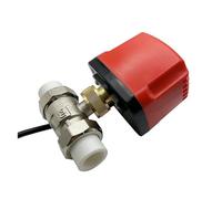 VDOQTLJT 1PCS 3/4'' 1'' 1-1/4'' 2'' PPR IP65 vanne à Boisseau sphérique électrique étanche vanne à Boisseau sphérique électrique 2 Voies en Laiton Moteur métallique à Couple élevé(24VDC-CR04,PPR20)