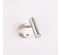 VDOQTLJT Applique Murale rotative, Lampe de Chevet, Lecture, Applique pivotante avec Interrupteur, Spot Mural réglable, câblée, LED encastré, Lampes Nuit for Chambre d'hôtel