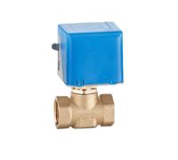 VDOQTLJT Vanne d'arrêt électrique en Laiton 1" Vanne d'arrêt à Deux Voies 2 Fils AC220V(24VAC)