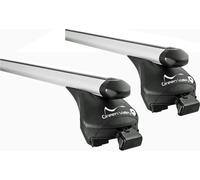 VDP-CA480 Coffre de toit 480 litres look carbone verrouillable + barres de toit Quick compatibles avec Audi Q7 2006-2015 rails en applique