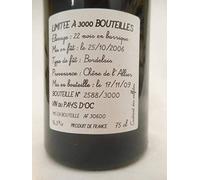 VDP d'oc harmonie fût de chêne de l'allier rouge 2006 - languedoc france - une bouteille de vin