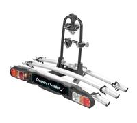 VDP eBike Back 3 - Porte-vélos pour attelage de remorque - Pour 3 vélos - Charge maximale : 60 kg - Certifié TÜV