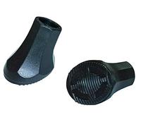 VDP Lot de 2 embouts en plastique pour béquille bipied | Pieds en plastique | Paire de pieds plats pour double support | Tampon en caoutchouc | Chaussures de soutien en caoutchouc | Remplacement des