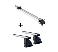 VDP Porte-vélos Bike Pro + barres de toit Menabo Tema compatibles avec Ford Focus C-Max 2003-2010