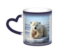 VducK Cubs Mug magique personnalisable avec motif ours polaire changeant de couleur 325 ml