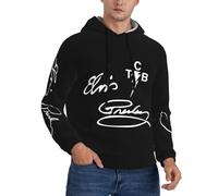 VDUCK Elvis chanteuse Presley Rock Sweat à Capuche pour Homme Pull à Capuche décontracté à Manches Longues avec Cordon de Serrage Hipster avec Poches，XX-Large