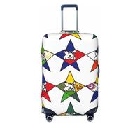 VducK Housse de bagage de voyage avec étoiles orientales pour valises de 45,7 à 81,3 cm, Noir , XL, Ensemble de bagages
