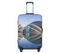 VducK Housse de bagage de voyage City of the Arts and The Sciences pour valises de 45,7 à 81,3 cm, Noir , S, Ensemble de bagages