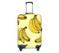 VducK Housse de bagage de voyage imprimé banane pour valises de 45,7 à 81,3 cm, Noir , S, Ensemble de bagages