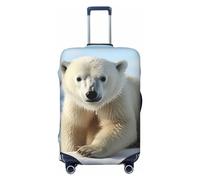 VducK Housse de bagage de voyage Ourson polaire Housse de protection pour valise de 45,7 à 81,3 cm, Noir , XL, Ensemble de bagages