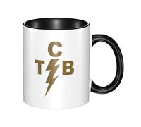 VDUCK Tasse en céramique double couleur de la chanteuse Elvis Presley Rock, tasse en céramique double couleur, passe au micro-ondes et au lave-vaisselle.