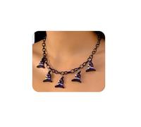 vdwv Collier gothique d'Halloween pour femme avec pendentif en perles de sang de vampire - Collier créatif citrouille fantôme pour sorcière - Accessoires de fête d'Halloween, adjustable, Résine, Pas