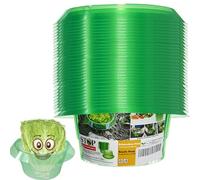 VDYXEW Lot de 30 collerets d'escargots renforcés, anneaux de salade pour repousser les limaces, protection efficace contre les limaces et les escargots, protection efficace pour vos plantes à salade