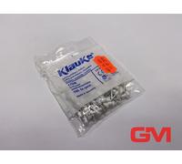 Ve 100x Klauke sans Embout Isolé 170W Câble End-Sleeves Insulated 0,75mm ²
